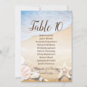 Tropical Sunset Beach Hochzeitskarte Dankeskarte (Vorderseite)