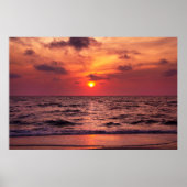 Tropical Sunset Beach Neapel, Florida Poster (Vorne)