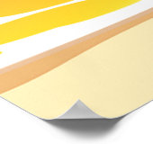 Tropical Sunset Beach Palm Tree Island Poster (Ecke)