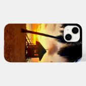Tropical Sunset Beach Phone Case (Rückseite (Horizontal))
