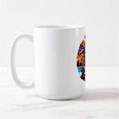 Tropical Sunset Beach Relaxing Pixel Art Paradies Kaffeetasse (Links)