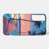 Tropical Sunset Bliss Samsung Galaxy Hülle (Rückseite (Horizontal))