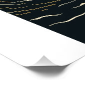 Tropical Sunset Escape – Minimalist Palm Tree Wall Poster (Ecke)