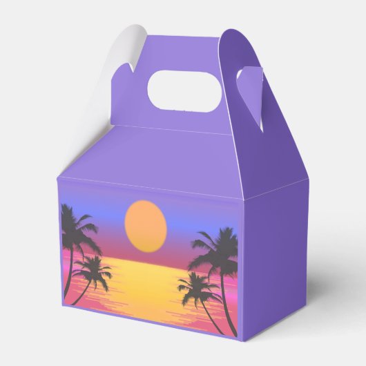 Tropical Sunset Graphic Geschenkschachtel (Vorderseite)