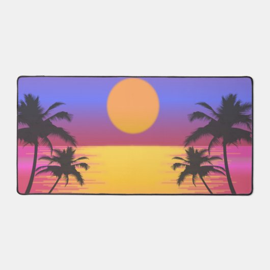 Tropical Sunset Graphic Schreibtischunterlage (Vorderseite)