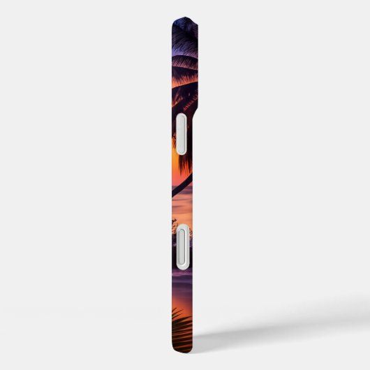 Tropical Sunset iPhone Case (Rückseite / Rechts)