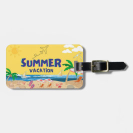 Tropical Sunset Luggage Tag auf Zazzle: Gepäckanhänger