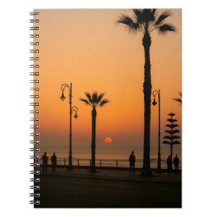 Tropical Sunset Notebook - Inspirierend und Friedl Notizblock