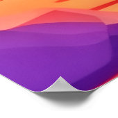 Tropical Sunset Oasis Poster (Ecke)