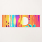 Tropical Sunset Oasis Yogamatte (Vorderseite (Horizontal))