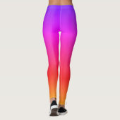 Tropical Sunset Ombré Leggings (Rückseite)