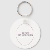 Tropical Sunset Palm Trees Schlüsselanhänger (Rückseite)