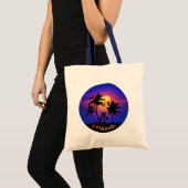 Tropical Sunset Palm Trees Tragetasche (Vorderseite (Produkt))