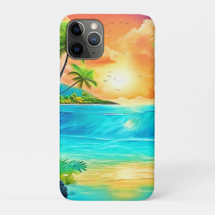 Tropical Sunset Paradise Beach View Case-Mate iPhone Hülle