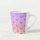 Tropical Sunset Pink Flamingo Milchtasse (Rechts)