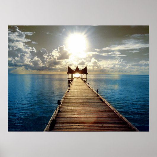 Tropical Sunset Poster (Vorne)