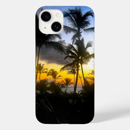 Tropical Sunset Print Case (Rückseite)