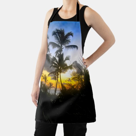 Tropical Sunset Print Schürze (InSitu)