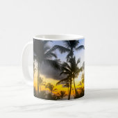 Tropical Sunset Print Tasse (Vorderseite Links)