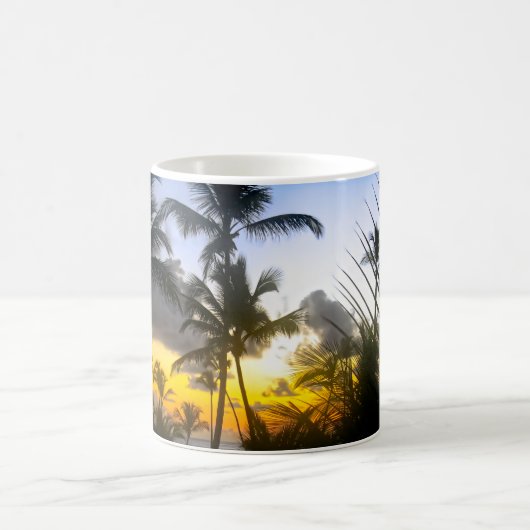 Tropical Sunset Print Tasse (Mittel)