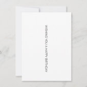 Tropical Sunset Sailing Birthday Card (Rückseite)