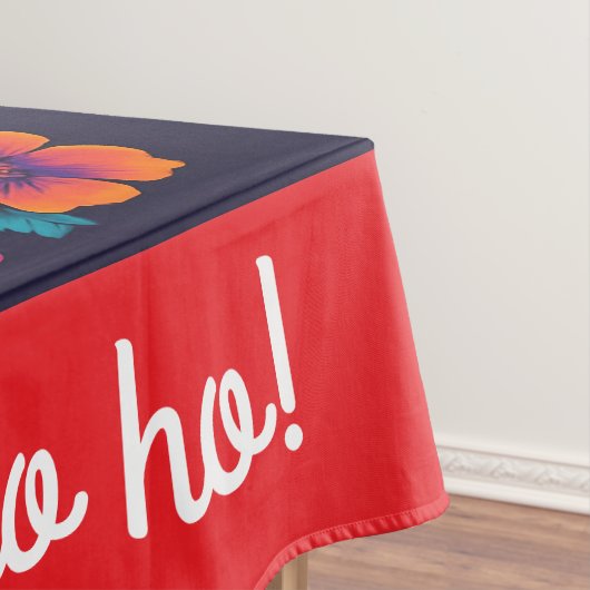 Tropical Sunset Santa Tischdecke (Beispiel)