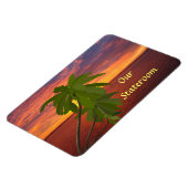 Tropical Sunset Stateroom Door Marker Magnet (Linke Seite)