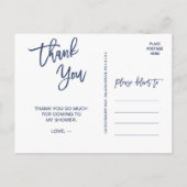 Tropical Sunset Vielen Dank Postkarte (Rückseite)