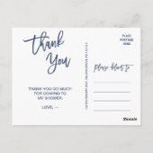 Tropical Sunset Vielen Dank Postkarte (Rückseite)