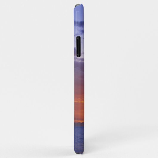 Tropical Sunset with Palm Tree Case-Mate iPhone Hülle (Hinten/Rechts)