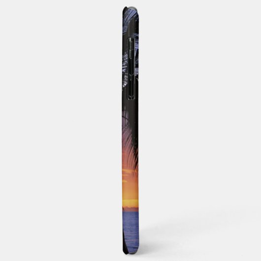 Tropical Sunset with Palm Tree Case-Mate iPhone Hülle (Hinten/Links)