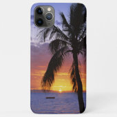 Tropical Sunset with Palm Tree Case-Mate iPhone Hülle (Rückseite)