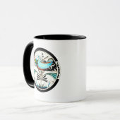 Tropical Surf Mandala Tasse (Vorderseite Links)