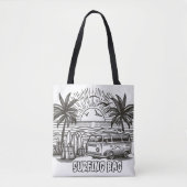 Tropical Surf Van Coloring Tasche (Vorderseite)