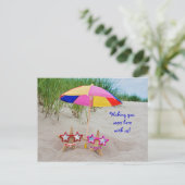 Tropical Tan Postkarte (Stehend Vorderseite)