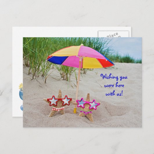 Tropical Tan Postkarte (Vorne/Hinten)