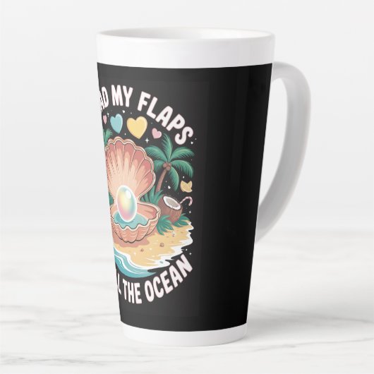 Tropical Tease Spread My Flaps, Smell the Ocean Milchtasse (Rechte Ecke)