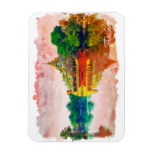 Tropical Thailand Beach Paradise Magnet (Vertikal)