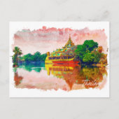 Tropical Thailand Beach Paradise Postkarte (Vorderseite)