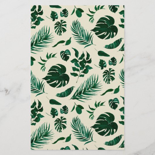 Tropical Themed Brautparty Bingo Game Cards (Rückseite)