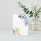 Tropical Themed Cards Visitenkarte (Stehend Vorderseite)