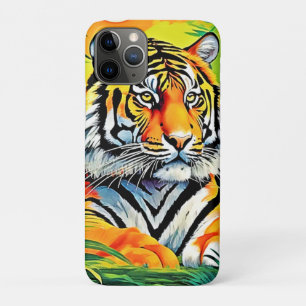 Tropical Tiger Art Case-Mate iPhone Hülle