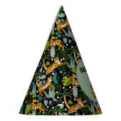 Tropical Tiger Botanle Safari Partyhütchen (Links)