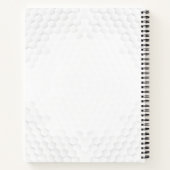 TROPICAL TIGER Graph Paper Spiral Notebook Notizblock (Rückseite)