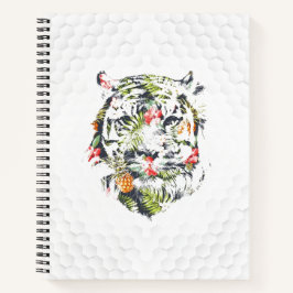 TROPICAL TIGER Graph Paper Spiral Notebook Notizblock