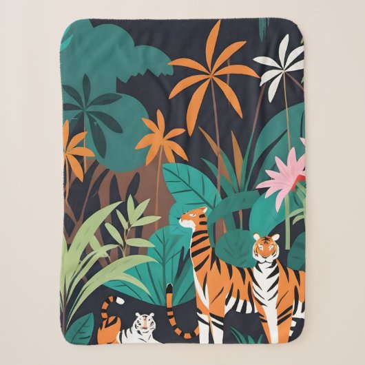 Tropical Tiger Trio Sherpadecke (Vorderseite)