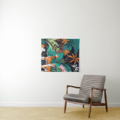 Tropical Tiger Trio Wandteppich (Beispiel (Horizontal))