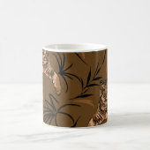 Tropical Tigers Paradise Blume Muster Kaffeetasse (Mittel)