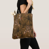 Tropical Tigers Paradise Blume Muster Tasche (Von Nahem)