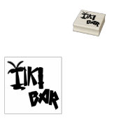 Tropical Tiki Bar Gummistempel (Stempel)